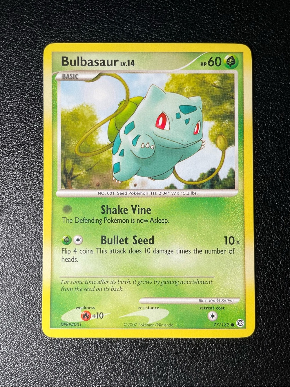 Bulbasaur #77/Pokemon Secret Wonders